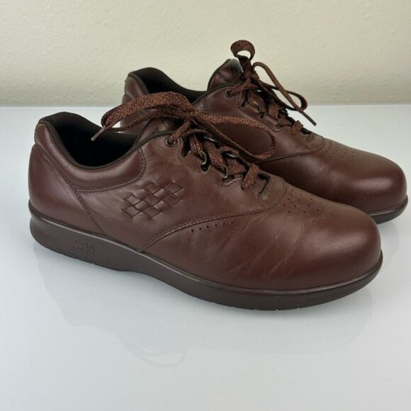 SAS Tripad Comfort Brown Lace Up Shoes Free Time Sz 9.5 W READ - Picture 3 of 14
